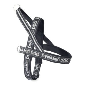 Pettorina in neoprene dynamic nera 90 mm