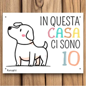 Targa "Qui ci sono io"